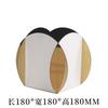 Luxury Geometric Stainless Steel Vase, Leather Art Metal Flower Vase, Living Room Desktop Flower Arrangement, Home Decoration