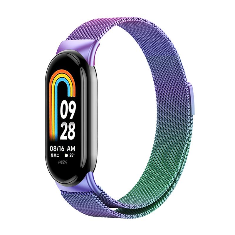 Strap For Xiaomi Mi Band 9 Global Version Accessories Milanese Loop Replacement Belt Bracelet Pulseira Correa Miband 8 NFC Strap