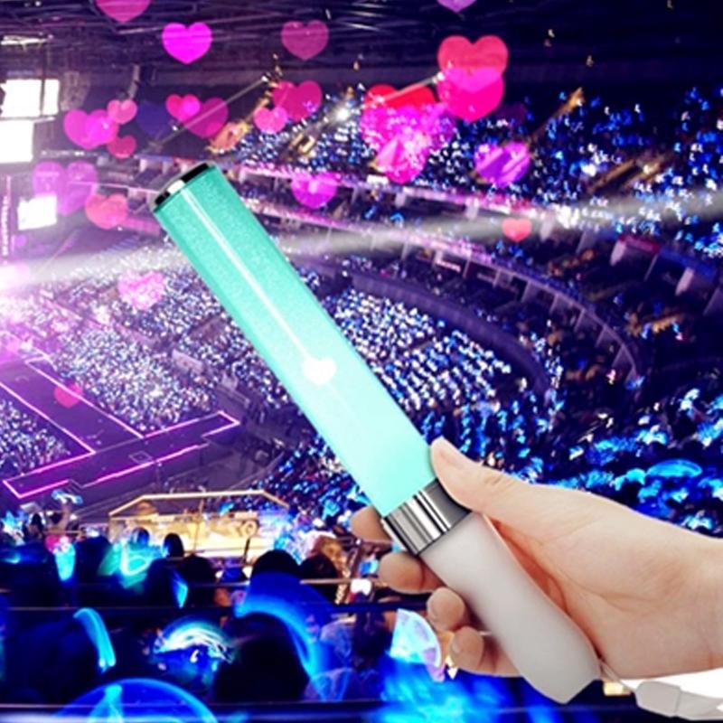 Led Glow Sticks Colorful Rgb Glow Foam Stick Cheer Tube Dark Light Lightsticks for Idol Concert Xmas Birthday Wedding Party