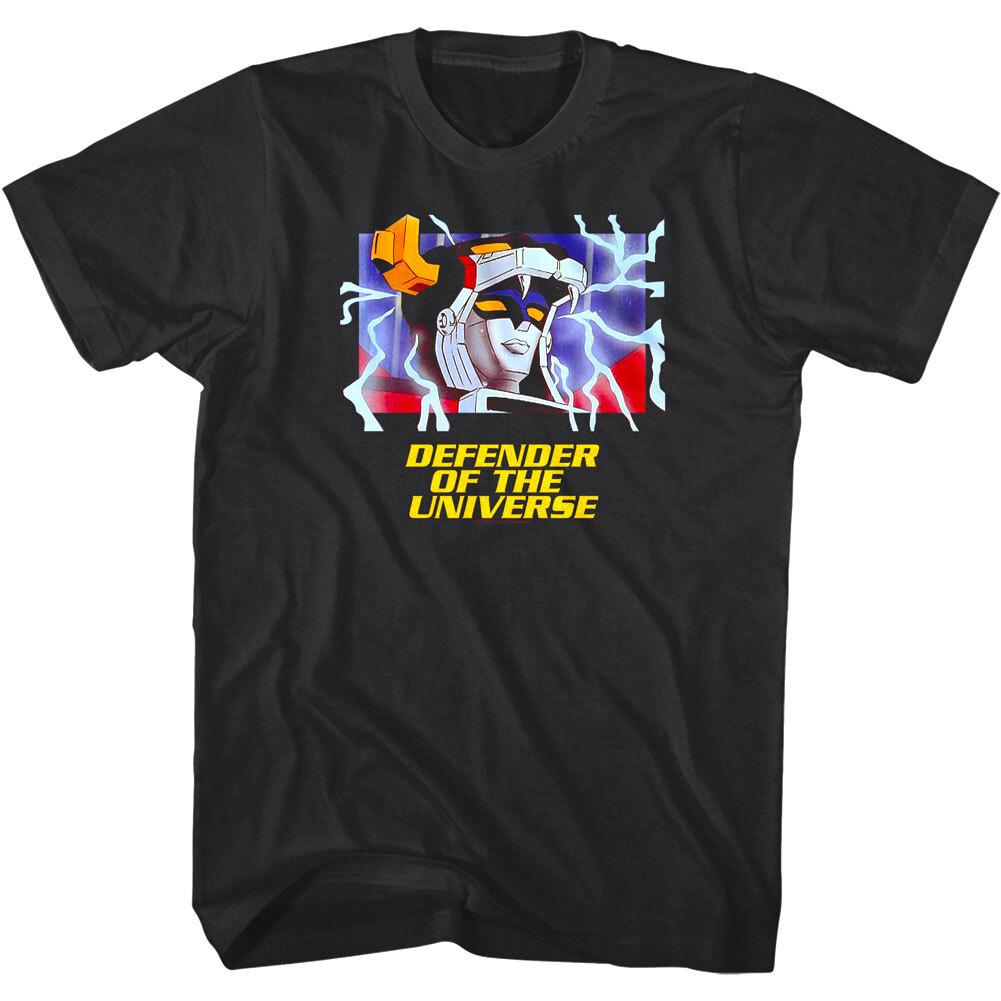 Voltron Defender of the Universe Head Men T Shirt L