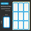 Self-Adhesive Classification and Identification Paper Stickers
