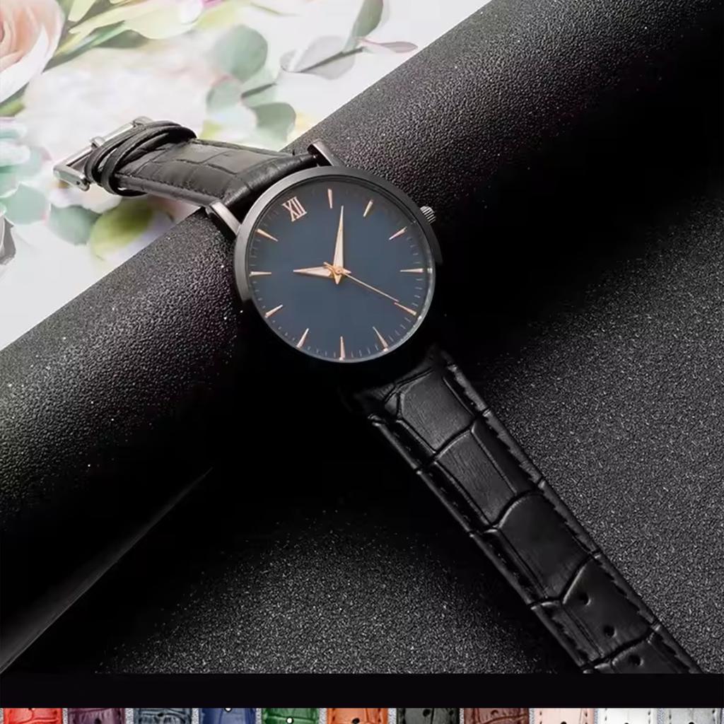 Genuine Leather Watch Strap 18mm 20mm 22mm WatchBand for Men Women Wrist Watch Band Accessories Metal Buckle Black Light Brown