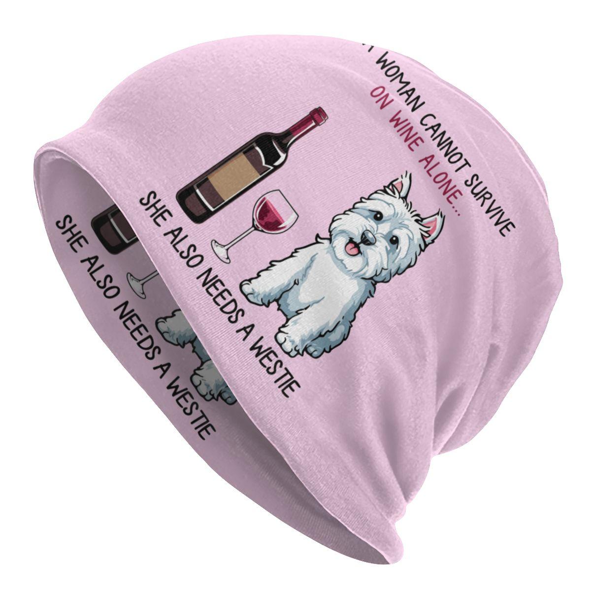 

Ночная шапка Westie, вязаная шапка для женщин, унисекс, хип-хоп, вест-хайленд-уайт-терьер, зимние шапки с черепами для собак, шапки для лыж Skullies Beanie Hat