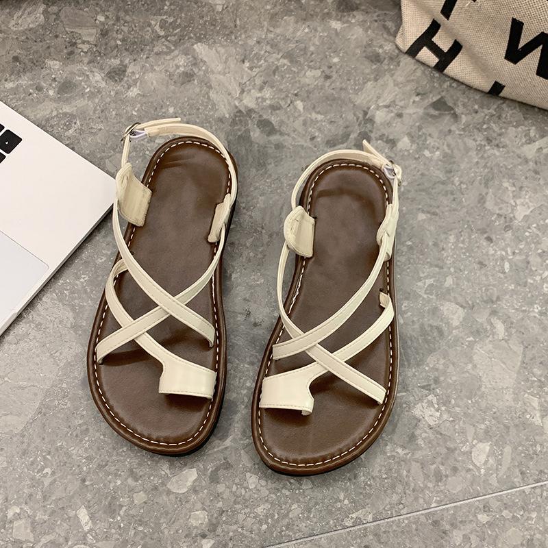 Sandals fairy fairy wearing beach shoes summer new student cool flat-soled women's shoes