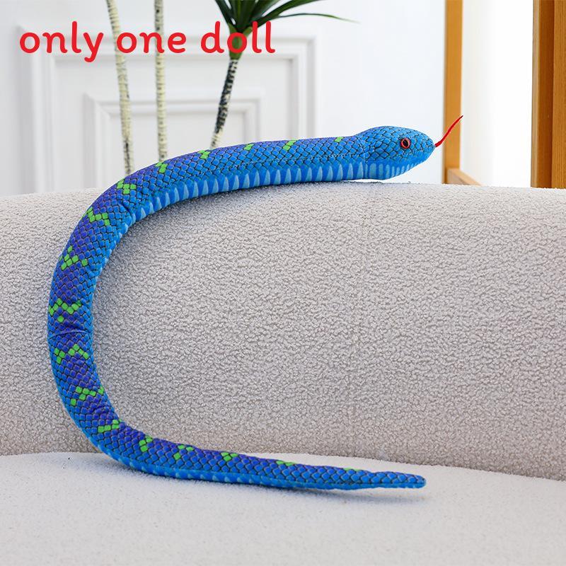 Snake Plush Toy With Realistic Design For Kids And Adults Gift Collectible