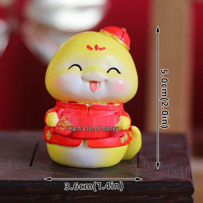 New Year Muffin & Cupcake Decoration Ornament with Transparent Packaging Box