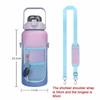 Half Gallon Water Bottle Cover 2L Capacity Thermo Pouch Carrying Strap Water Bottle Case  Gym