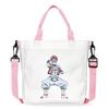 Japan Cartoon Comics Akaza Demon Slayer Print Canvas Shoulder Bag Women's Commuter Bag Handbag 7553