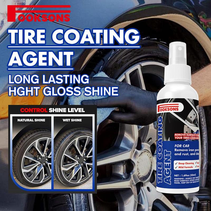 For Varnish Polish Tire Shine Spray Tire Cleaner 100ml Shiny Car Stuff Tire Cleaner Spray Wet Tire Dressing For Car SUV Home