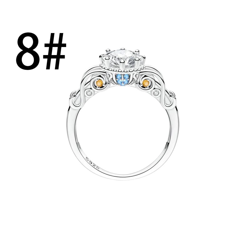 Sweet 925 Silver Car Charms Bicycle Pumpkin Carriage Ring Beads Pendant Fit Bracelet Necklace DIY Jewelry Gift