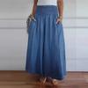 Summer fashion girls culottes, casual loose belt skirt