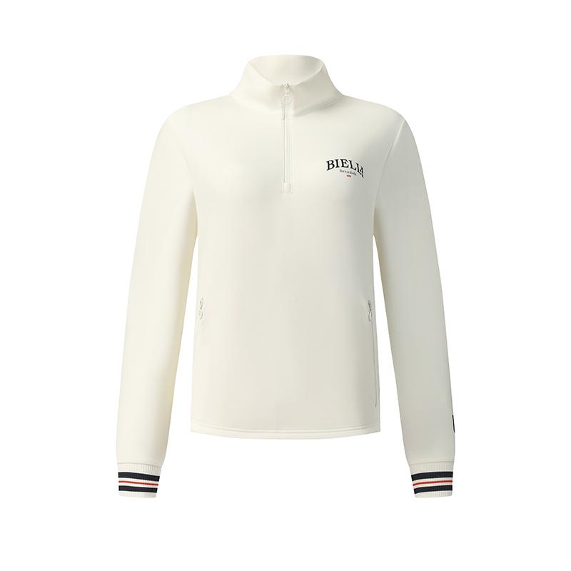 New FILA Tennis Sweatshirts Women's Heron White A11W543222FWT
