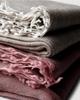 Women's Four-Sided Cashmere Scarf: Large Square, Warm for Spring, Autumn, and Winter