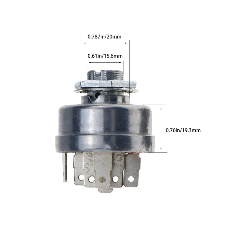 4position 7terminal Lawn Mower Ignition Switch 725-1717 925-1717 140301 92556 092556MA 532140301 for Briggs & Stratton