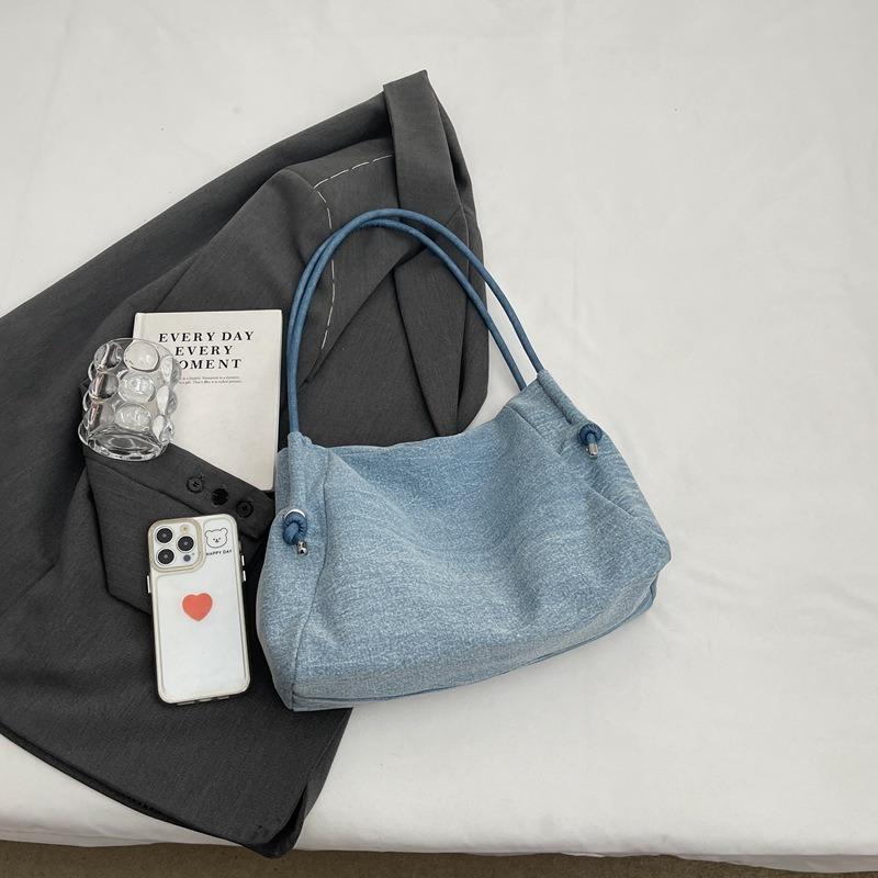 Denim Casual Shoulder Bags 2025 New Hundred Bags Women Armpit Tote Bag