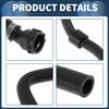 Topení HVAC Hadice motoru Chladič motoru Hadice chladicí kapaliny č. 64213416609 pro BMW X3 E83 3.0L L6 2007-2010 Guma Černá Dobré těsnění