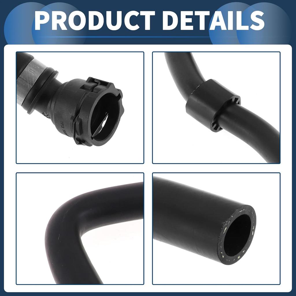 Topení HVAC Hadice motoru Chladič motoru Hadice chladicí kapaliny č. 64213416609 pro BMW X3 E83 3.0L L6 2007-2010 Guma Černá Dobré těsnění