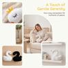 Realistice White Goose Plush Toys Soft Material Desktop Companion  Desktop Decoration