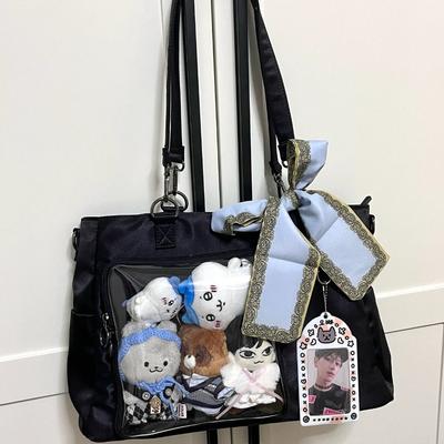 Large Capaci Transparent Mengers Bag Simple College Sle Women's Oulder Bag Crossbody School Book Bag Handbags for Women 2026