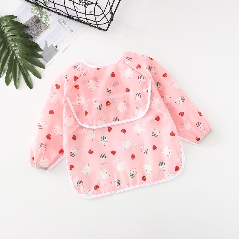 Umbrella Toddler Waterproof Long Sleeve Bib Smock