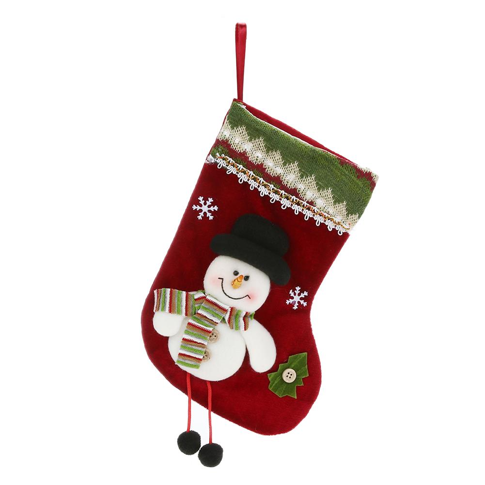 Christmas Stocking Candy Bags Xmas Socks Gift Bags Christmas Party Decor