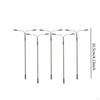 5 Pieces Mini Street Lights Model ,Outdoor Pathway Lantern Post, Railway Train Lamps Post for
