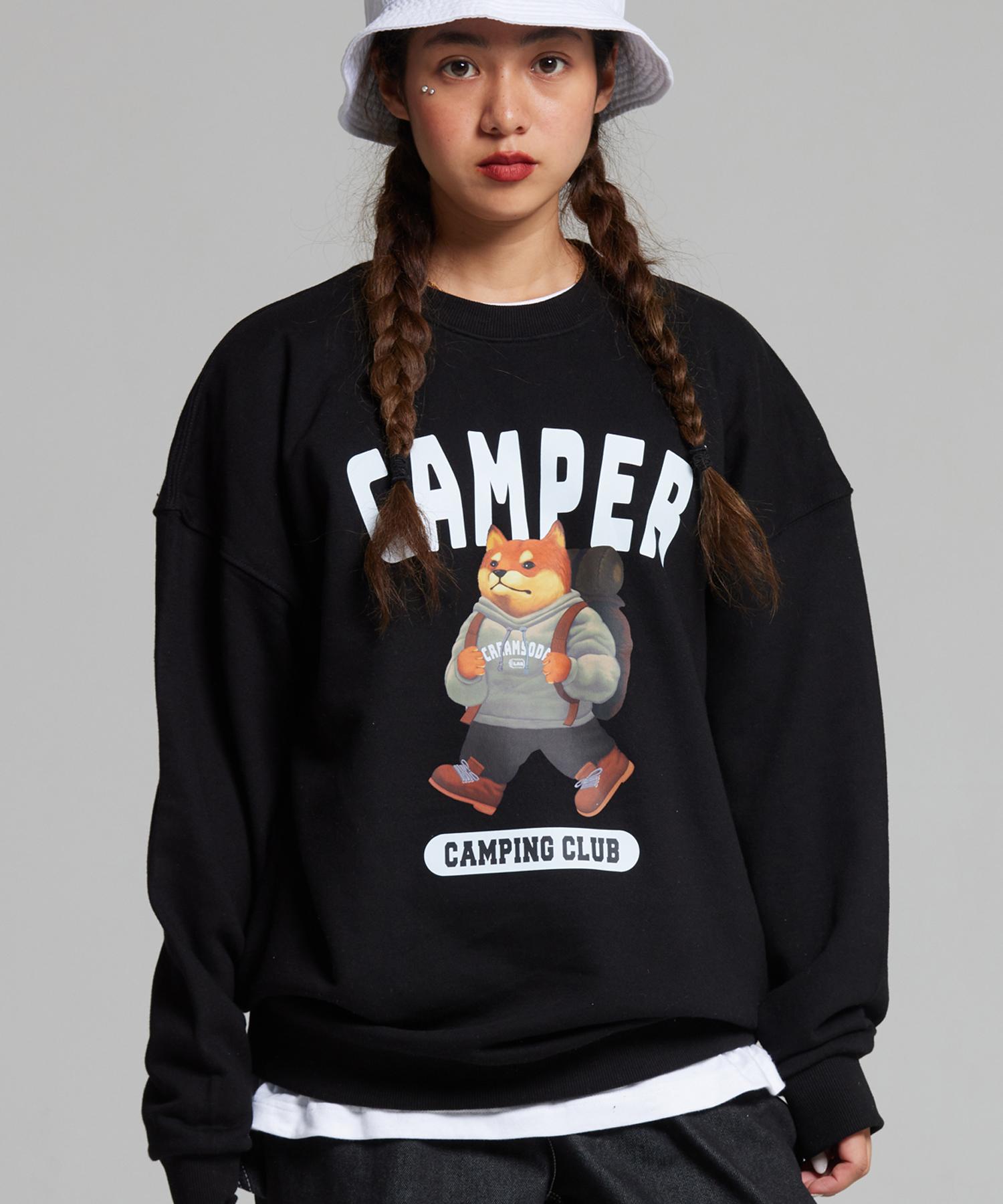Свитшот Cream Soda Lab Camping Club Черный L (Brushed)