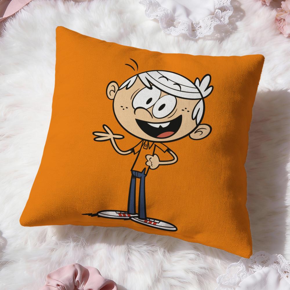 The L-Loud House Cushion Cover Premium Comfort Reversible Pillow Cove -Two In One Design for Any Room & Car Interior