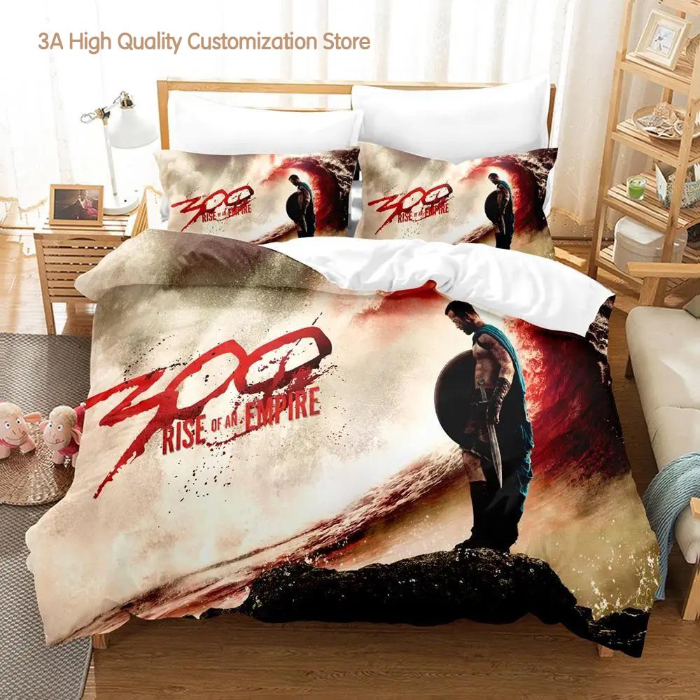 Spartan Bedding Set Single Twin Full Queen King Size Bed Set Aldult Boys Bedroom Duvetcover Sets 3D Print Anime Bed Sheet Set