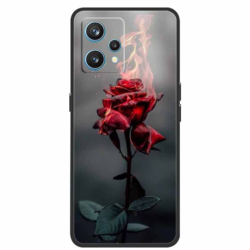 For Realme 9 Case RMX3521 Shockproof Soft silicone TPU Back Cover For Realme9 4G Phone Cases Realme 9 6.4 inch Cute Cartoon Bag