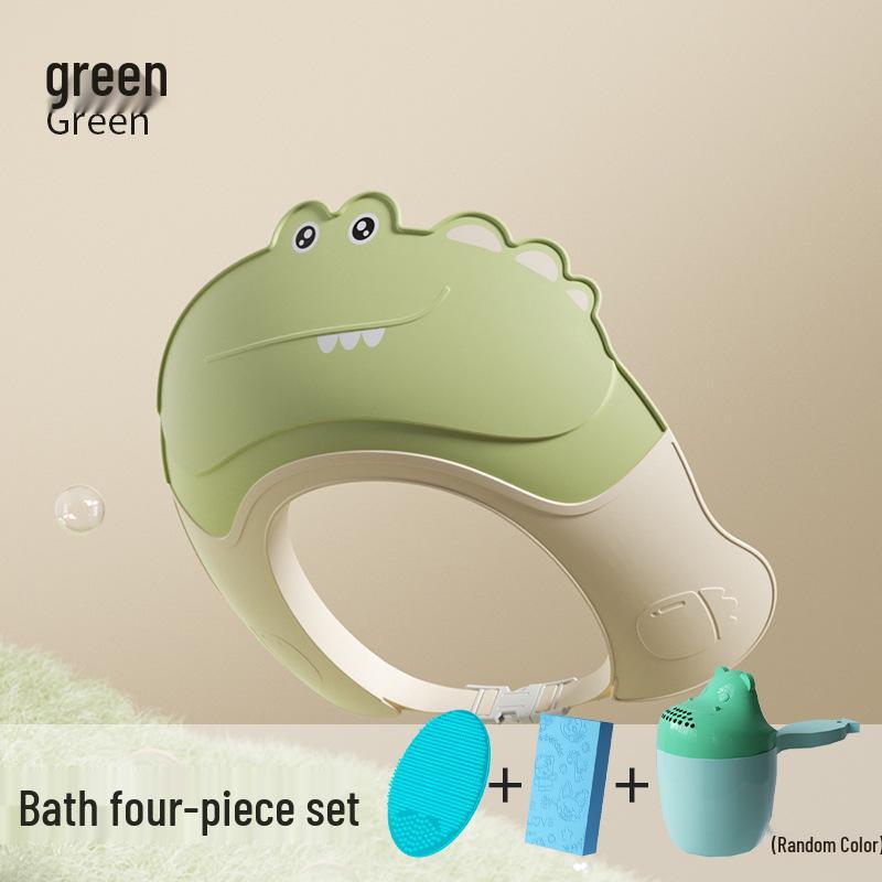 Visera Impermeable para Champú y Gorro de Baño para Niños