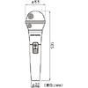 Audio-Technica PRO41 Dynamic Microphone XLR/Unidirectional Microphone/ON/OFF Switch/Vocal/Speech/...