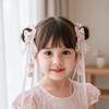 Bow Traditional Chinese Hair Clip Cute New Year Hair Accessory Tassel Hairpin  Children's Parties