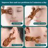 Sandalwood Cute Rabbit Massage Comb Head Face Nose Eye Neck Scraping Comb Anti-static Acupoint Meridian Massage Comb