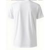 European sizes Men'S T-Shirt with Heart Design And 'LOVE' Slogan, a Short-Sleeved Adult Tee Featuring Love Prints