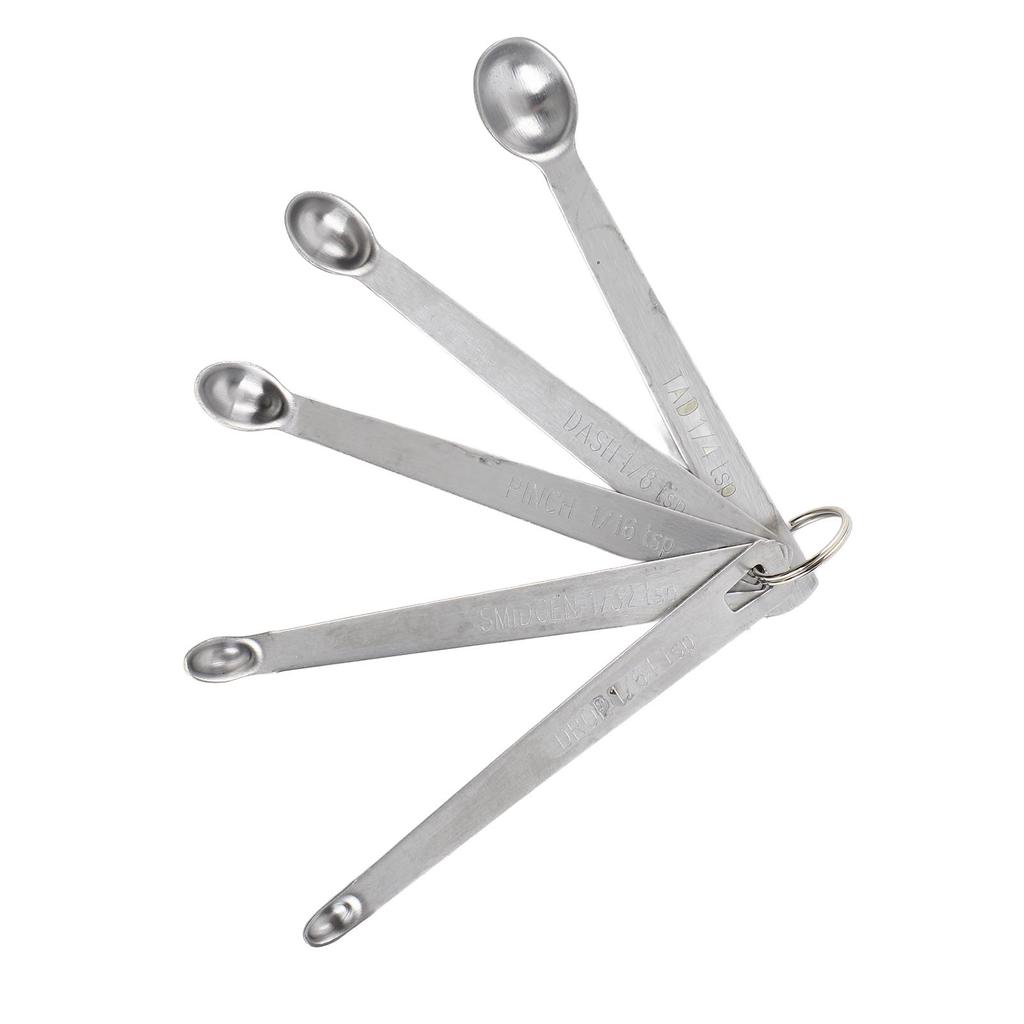 Mini Measuring Spoon Set Kitchen Seasoning Measuring Spoon Five Piece Set Combination Stainless Steel Measuring Spoon 5