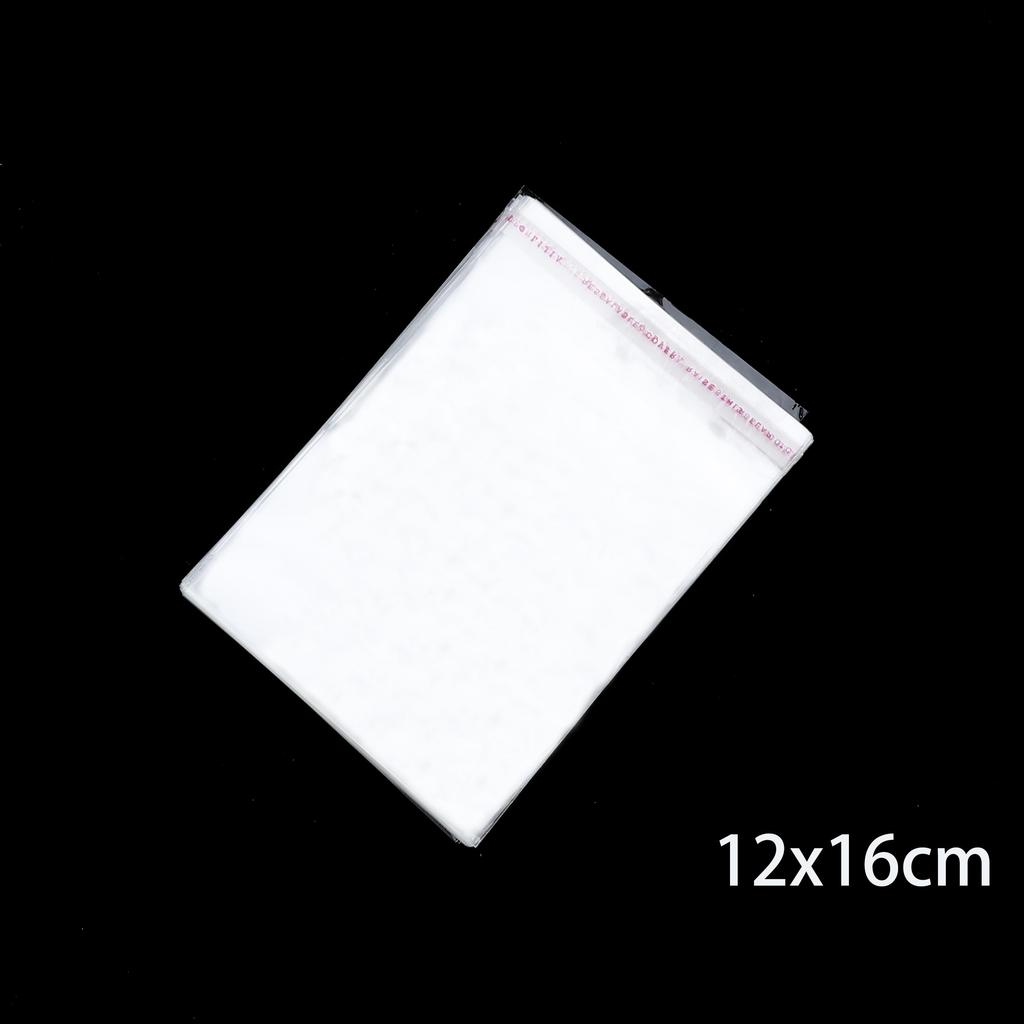 100/200 Stück OPP Transparente Selbstklebende Tasche Handgefertigte Zubehörtasche Verpackung