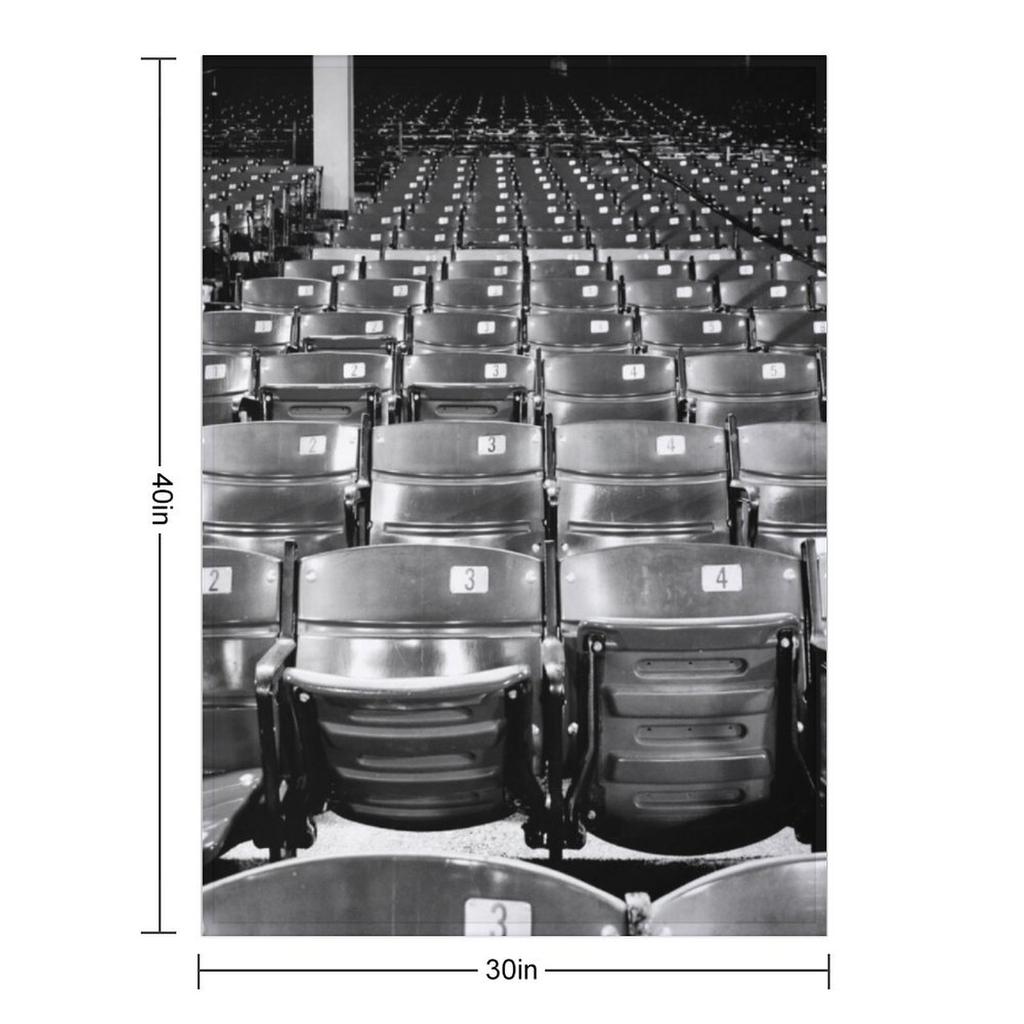 Fenway Park Seats - Boston, Massachusetts Throw Blanket Fashion Sofas For Sofa Thin Thin Decorative Sofas Blankets