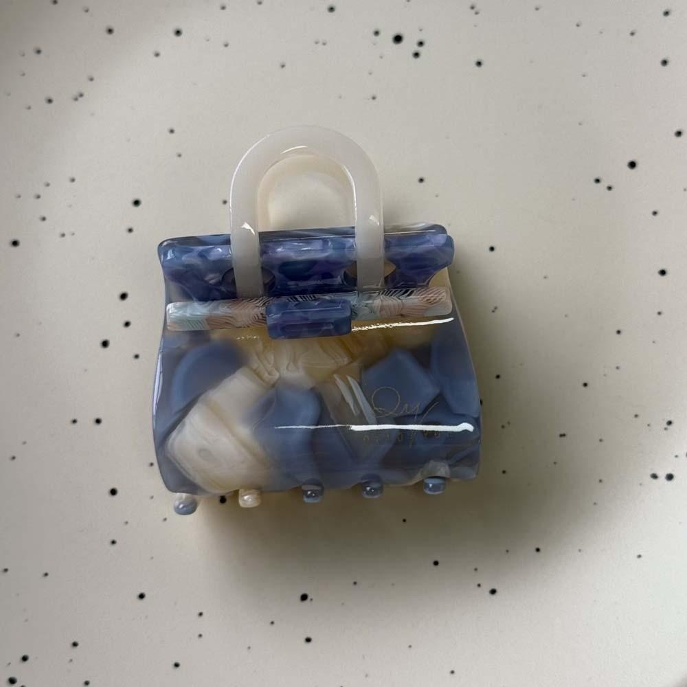 Gradient Color Handbag Shaped Shark Clip Korean Style Shark Clip Acetic Acid Hair Claw Girls