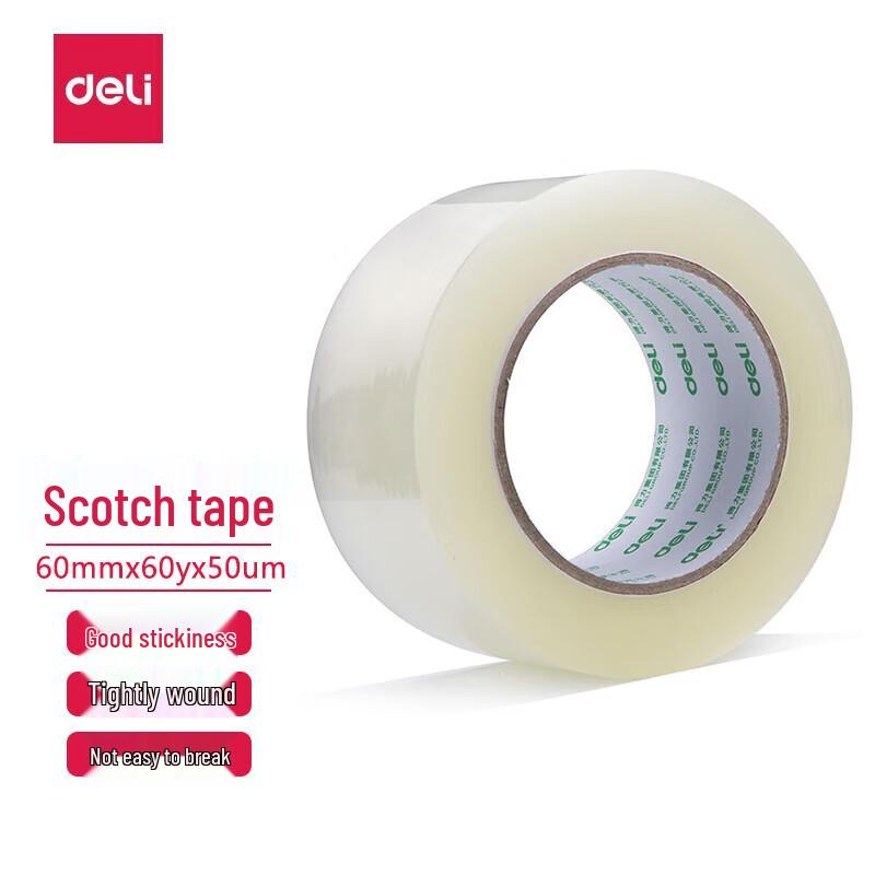 Deli 30323 Clear Packaging Tape