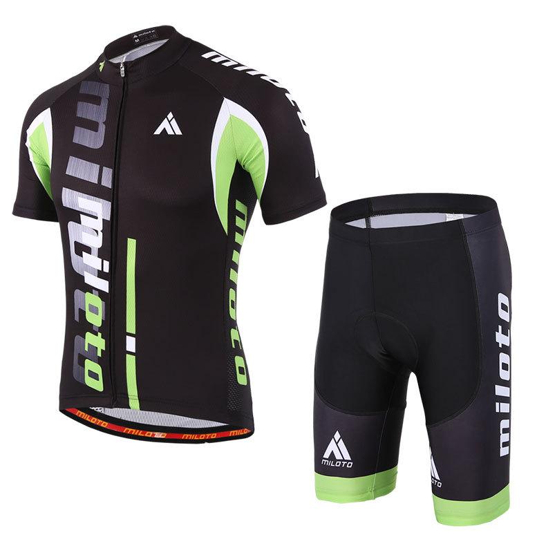 

2026 Summer Breathable Cycling Suit Set Cycling Event Cycling Suit Outdoor, Cycling Suit/Men s Cycling Suit Short Sleeve Top Shorts Overalls Shorts XS