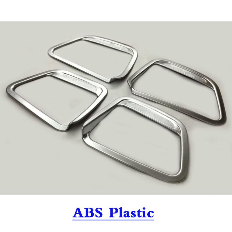 For Nissan Murano 2015 2016 2017 2018  Car Styling Stick Cover ide Door Audio Speak Sound Ring Lamp Trim Frame Panel Part