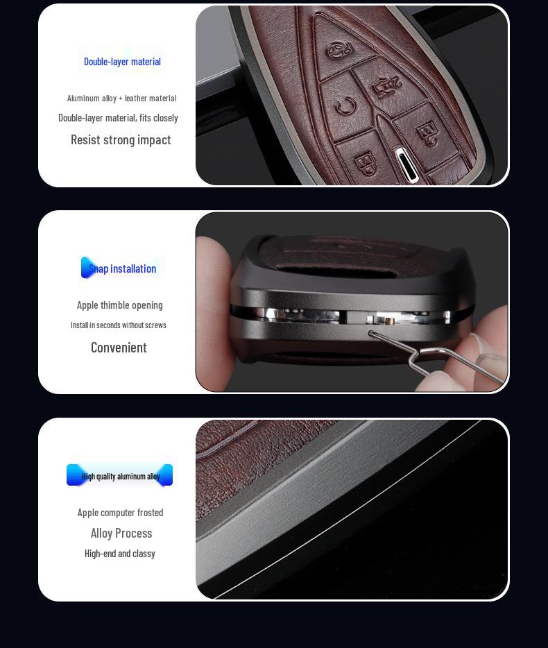 Changan Car Key Cover for Third Gen CS75 Plus, Yidong Plus, CS55, and CS35 Plus