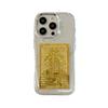 Sparkling Gold Foil Fortune Phone Case for Apple 17promax Silicone Transparent for IPhone 15 Protective Cover
