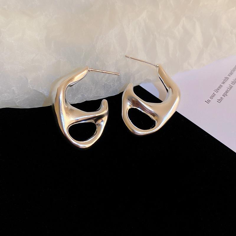 GemChic Women's Earrings Fashion Ear Stud Needle Embed Zircon Imitation Pearl Geometric Earrings Versatile Birthday Christmas Jewelry Gift