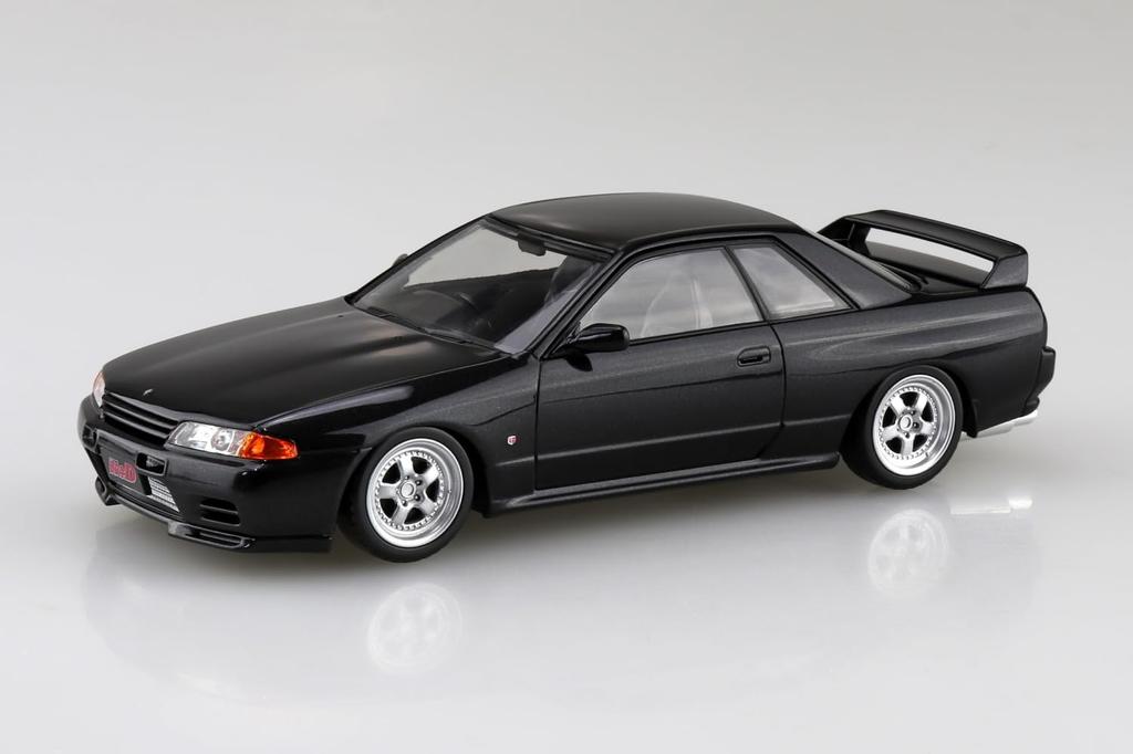 AOSHIMA Initial D Snap Kit Scale Plastic Model Nakazato's GT-R No. CM-4 1/32 Color-Coded