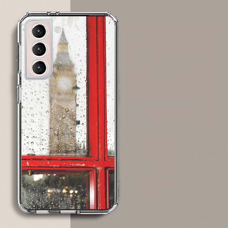 london Bus England Telephone Phone Case For Samsung A17 A56 A36 A26 A16 A55 A35 A25 A15 A05S Galaxy A71 A51 A41 A31 A21S A70 A50
