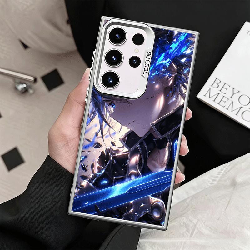 Sword Art Online Kirito Weiche Handyhülle für Samsung Galaxy S24 S25 FE S26 Edge S23 Ultra S22 Plus S21 + Stoßfeste Hülle Rückseite Sh