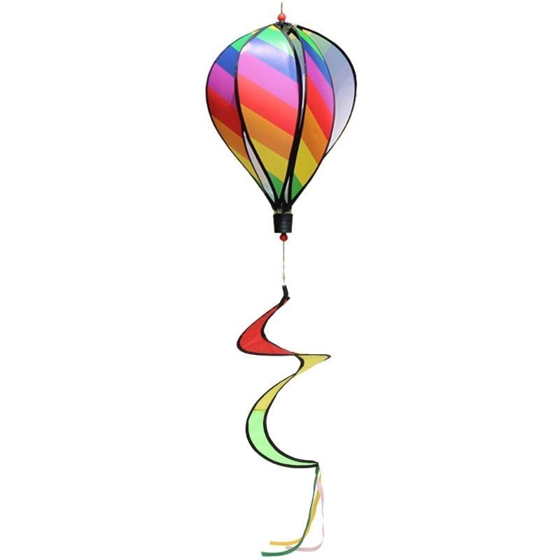 Heißluftballon Windspiel Drehende Windmühle Hof Garten Dekoration Zubehör