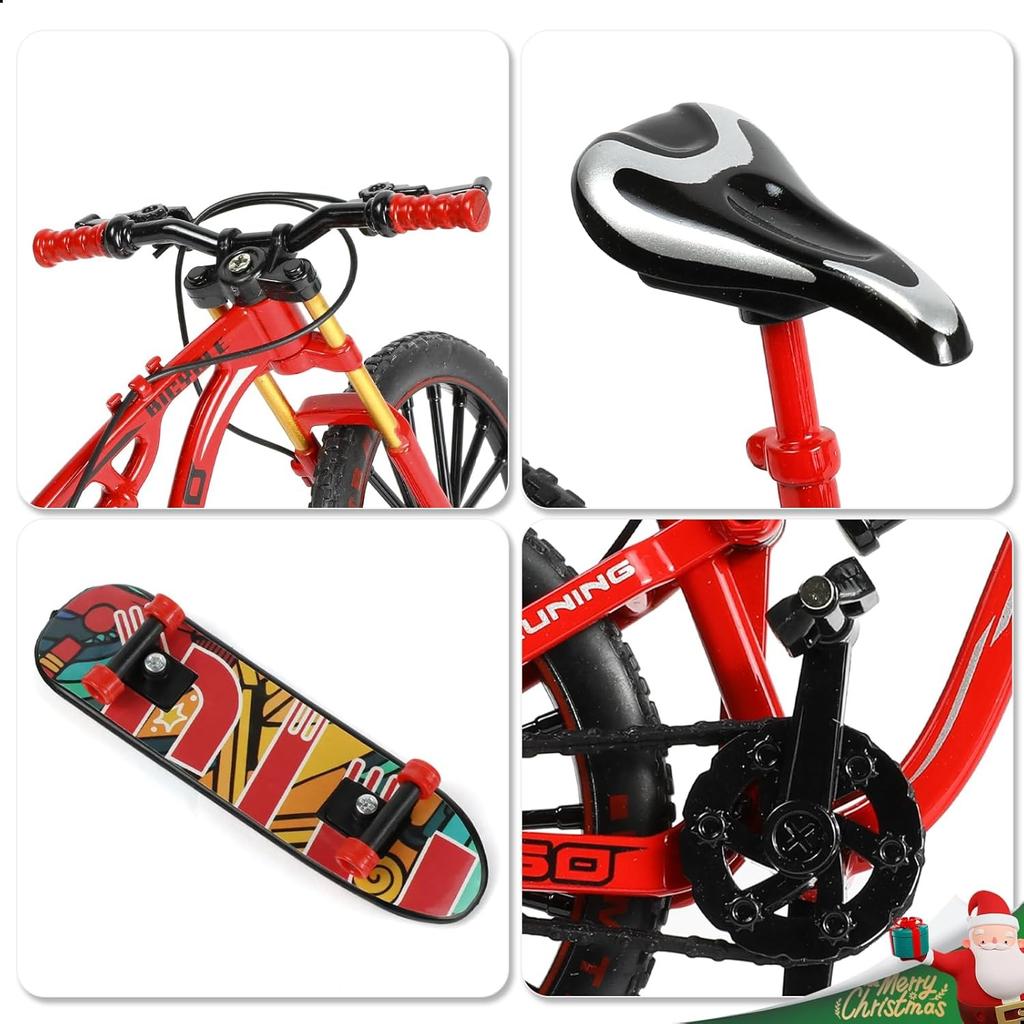 Hračka na prstové kolo v měřítku 1/8 Ozdoba na mini kolo pro domácí zdobení tlakově litého kovového modelu s figurkou Finger Skateboard